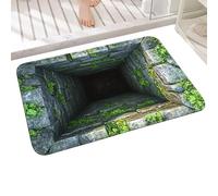 3D Illusion Rug - Abstract Area Rugs | 50 x 80 cm Illusion Carpet with No Slip Base, Optical Mat for Entrance Setup, Indoor Visual Rug, Themed Hole Carpet with Hallway Decor