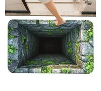 3D Illusion Rug - Abstract Area Rugs | 50x80cm Illusion Carpet With Non Slip Base, Optical Mat For Entrance Setup, Indoor Visual Rug, Themed Hole Carpet With Hallway Decor