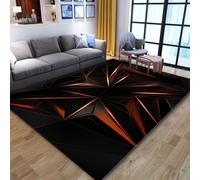 3d Illusione Ottica Geometrica Tappeti Astratto Senso Tecnologico Area Di Gioco Tappeto Lusso Antiscivolo Tappeto Per Soggiorno Camera Da Letto Arredamento Arte Moderna (E,160 * 200 cm)