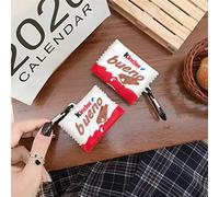 3D Kinder Bueno Chocolate Candy Cover in silicone Scatola di ricarica wireless Bluetooth per Apple per Airpod 1 2 Per Airpods Pro 3 Custodia carina, Per Airpods 1 2 Custodia