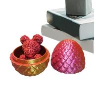 3D Kite Egg - Giocattoli Con Orso Rosa Stampato, Figure Di Animali 3D | Filler Del Cestino Di Pasqua, Decorazione Per La Casa, Giocattolo Fidget Rilassante Per Gli Appassionati Di Ragazze, Articoli Di