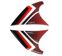 3D Kniepad Red Tribale Proteggi Serbatoio Moto Racing Design Protezione Adesivo