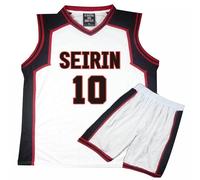3D Kuroko No Basket Basuke Uniforme da Cosplay Seirin Maglia da Basket Numero 10 11 Kagami Taiga Set di Costumi da T-Shirt per Abbigliamento Sportivo