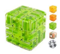 3d Labirinto Puzzle Cube, grande labirinto rompicapo giocattolo per adolescenti e adulti, gioco di logica ad alta difficoltà per la consapevolezza spaziale (Verde)