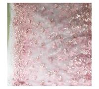 3D Lace Embroidery Flower Fabric Wedding Live Shooting Background Clothing Dress(WHITE)
