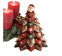 3D Layered Art Craft Sewing Set - Cloth Quilted Christmas Tree Kit