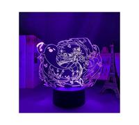 3D Led Night Light Lamp Genshin Impact Hu Tao Acrylic Led Lamp Game