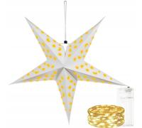 3D LED STAR 60 cm White caldo