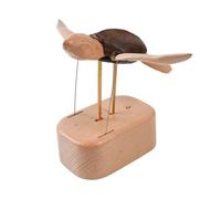 3D Legno Tartaruga Marina Modello Kit Meccanico Automaton Puzzle | Giocattolo meccanico dinamico a forma di creatura marina, pinne mobili per alleviare lo stress, divertente decorazione da