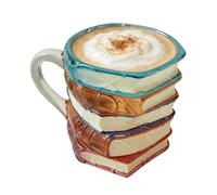 3D Libro Tazze Beverage Drinkware Cup | Tazza da caffè per lettori, appassionati, donne, uomini, scrittori, bibliotecari, latte, succhi di vino, latte