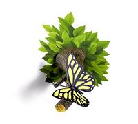 3D Light Fx 3DFX-84025 Lampada LED Farfalla, Plastica, Multicolore