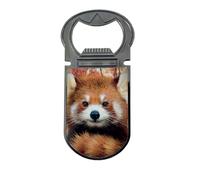 3D LiveLife Bottle Openers - Baby panda rosso di Deluxebase. Apribottiglie lenticolare 3D Panda. Magnete apribottiglie per frigorifero Accessori per la casa e regali.