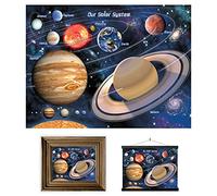 3D LiveLife Our Solar System Quadro Lenticolare Con Spazio, Formato A3 | Decorazione da parete 3D con animali, senza cornice, per il soggiorno. Poster unico per la casa da Deluxebase