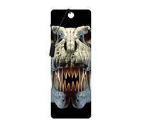 3D LiveLife Segnalibro - Cranio di Dinosauro di Deluxebase. Segnalibro Dinosauro dotato di grafica 3D lenticolare realizzata dal rinomato artista David Penfound