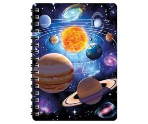 3D LiveLife Siete qui Jotter dello spazio Deluxebase. A6 ha graduato il blocco note a spirale secondo la misura lenticolare.