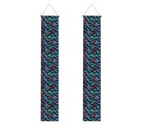 3D Magico Drago Scaglie Modello Stampa Decorazione Banner Sfondo Congratulazioni Porta Adatto Uso Interno Esterno Facile Installazione