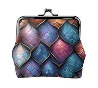 3D Magico Drago Scaglie Modello Stampa Versatile Portamonete Squisito Mini Portafoglio Carino Cambiamento Sacchetto per ogni occasione