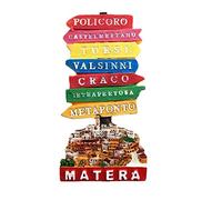 3D Matera Italia magnete frigorifero viaggio souvenir regalo casa cucina decorazione adesivo magnetico collezione