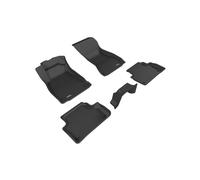 3D MAXpider Custom Fit KAGU Floor Mat (BLACK) Compatible with AUDI A4/A4 ALLROAD/S4/A5/S5/RS5 2017-2024 - Second Row