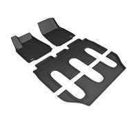 3D MAXpider L1TL00201509 - Set completo di tappetini in gomma Kagu per Tesla Model X Power, 7 posti 2016-2017, colore: Nero