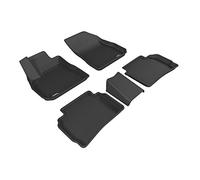 3D MAXpider Tappetini per auto per tutte le stagioni per Chevrolet Malibu 2016 2017 2018 2019 2020 su misura per auto, serie Kagu (1a e 2a fila, nero)