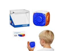 3D Maze Cube Puzzle - Large Labyrinth Rolling Ball Brain Teaser | Educational Logic Toy For Kids Teens Adults | Spatial Recognition Problem Solving Cognitive Development Gift Game