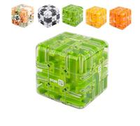 3D Maze Magic Cube & Ball,Large Labyrinth Maze Cube-Engaging Brain Teaser Toy,Spatial Awareness Brain Training Toy,Improve Spatial Recognition and Cultivate Logical Thinking (B)
