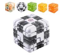 3D Maze Magic Cube & Ball,Large Labyrinth Maze Cube-Engaging Brain Teaser Toy,Spatial Awareness Brain Training Toy,Improve Spatial Recognition and Cultivate Logical Thinking (A)