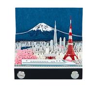 3D Memo Pad Calendar - Mountain Tear Off Notebook | Paper Sculpture Calendar For Valentine's Day | Workplace Advent Home Decor Christmas Adult Student Child Festival Holiday | 8x8x3cm Paper Laseř Cuto