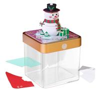 3D Memo Pad | Carta intagliata di carta Calendario per neve 2026 - Decorazione di blocco note creativo per il soggiorno di Natale Studio da letto Studio sul posto di lavoro Desktop Bookshelf Home Scho