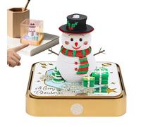 3D Memo Pad, Talling Notepad Snowman Calendario artistico 2026, Decorazione del blocco note a lacrime per il soggiorno di lavoro Scuola desktop desktop