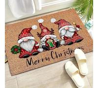 3D Merry Christmas Midget Welcome door mat Home decoration room Bathroom Kitchen floor Mat Absorbent non-slip-60x90cm
