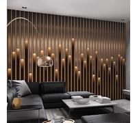 3d metallo striscia verticale high-end luce decorazione di lusso club bar anteriore sfondo muro hotel ris Carta da parati Murales poster murale Soggiorno camera letto minimalista sfondo-200cm×140cm