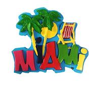 3D Miami Florida USA Calamita da frigorifero da viaggio souvenir regalo casa cucina frigorifero decorazione collezione di adesivi magnetici