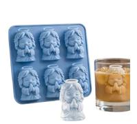 3D Mini Highland Cow Ice Cube Mold - Cute Silicone Tray for Cocktail, Whiskey, Bourbon, Beer & Drinks - BPA-Free Flexible Mold for Chocolate, Candy, Jelly & Homemade Treats - Fun Gift for Cow Lovers