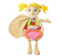 3D Modello di anatomia giocattolo - puzzle di anatomia del corpo umano, giocattolo educativo degli interni | Figura peluche super morbida cristallina con risorsa di insegnamento 'int