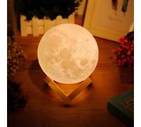 3D Moon Lamp Led Night Light con 2 colori tra cui scegliere e touch control