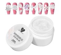 3D Nagelgel - Strong builderrGel, 5ml Non Adesivo | Gell Per Estensione Per Unghie, Modellazione, Scultura, Design Delle Nail artt, Manicure Creativa, Gel Per Unghie Professionale Per Casa