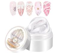 3D Nail Gels - Sculpture Nails Gel | Non Stick Manicure Supplies for Beginners Professionals Beauty Lovers, Hard Builders Gel for 3D Nail Arts Design, Long Lasting Home Salon Use for Girls Brides