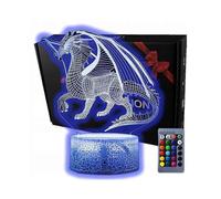 3d Night Light Led + Usb Dragon
