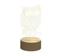 3D Night Light Optical Illusion Led Lamp Visual Novelty Table Desk Lights Gifts Home Bedroom Decor Girls Boys BirthdayF