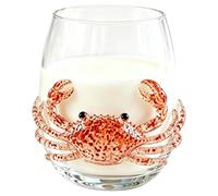 3D Octopuses Stemless Wine Glasses |Artisanal Blue Ringed Octopus Glassware