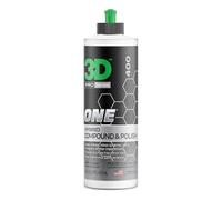3D One: composto professionale per taglio, lucidatura e finitura (16 Oz) per correzione della vernice, dettagli automatici e lucidatura