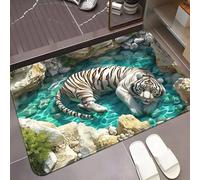 3D Optical Illusion Rug - Optical Illusion Rug Hole Dog Gets Scared of 3D Carpet Rugs That Looks Like a Hole as Test & Game with Your Cat or Dog (H,M)