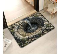 3D Optical Illusion Rug - Optical Illusion Rug Hole Dog Gets Scared of 3D Carpet Rugs That Looks Like a Hole as Test & Game with Your Cat or Dog (E,M)