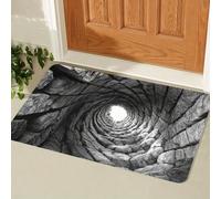 3D Optical Illusion Rug - Optical Illusion Rug Hole Dog Gets Scared of 3D Carpet Rugs That Looks Like a Hole as Test & Game with Your Cat or Dog (C,L)