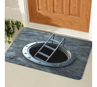 3D Optical Illusion Rug Realistic - 3D Carpet Bottomless Hole Optical Illusion Area Rug, Creative Visual Accent for Entrances, Play Areas & Indoor Spaces (STYLE_4,19.68x31.49in)