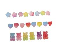 3D Orsetto Gommoso Chiodo Resina Stella Cuore Arte Decorazioni Unghie Gioielli Colorati Orsi Art Adesivi Per Le Sign