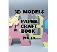 3D Paper Craft Alphabet and Numbers Cut-Out and Coloring Book Therapeutic Learning Material for Autism, ADHD & Dyslexia: Developmental Manual Activity for Children 3-8 Motor Skills Home & School