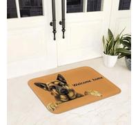 3D Pastore Tedesco Quando Cani Zerbino Antiscivolo Tappeto Tappeto per tappeto per cucina, ingresso cucina, bagno soggiorno, tappetini per i piedi - 40x60cm